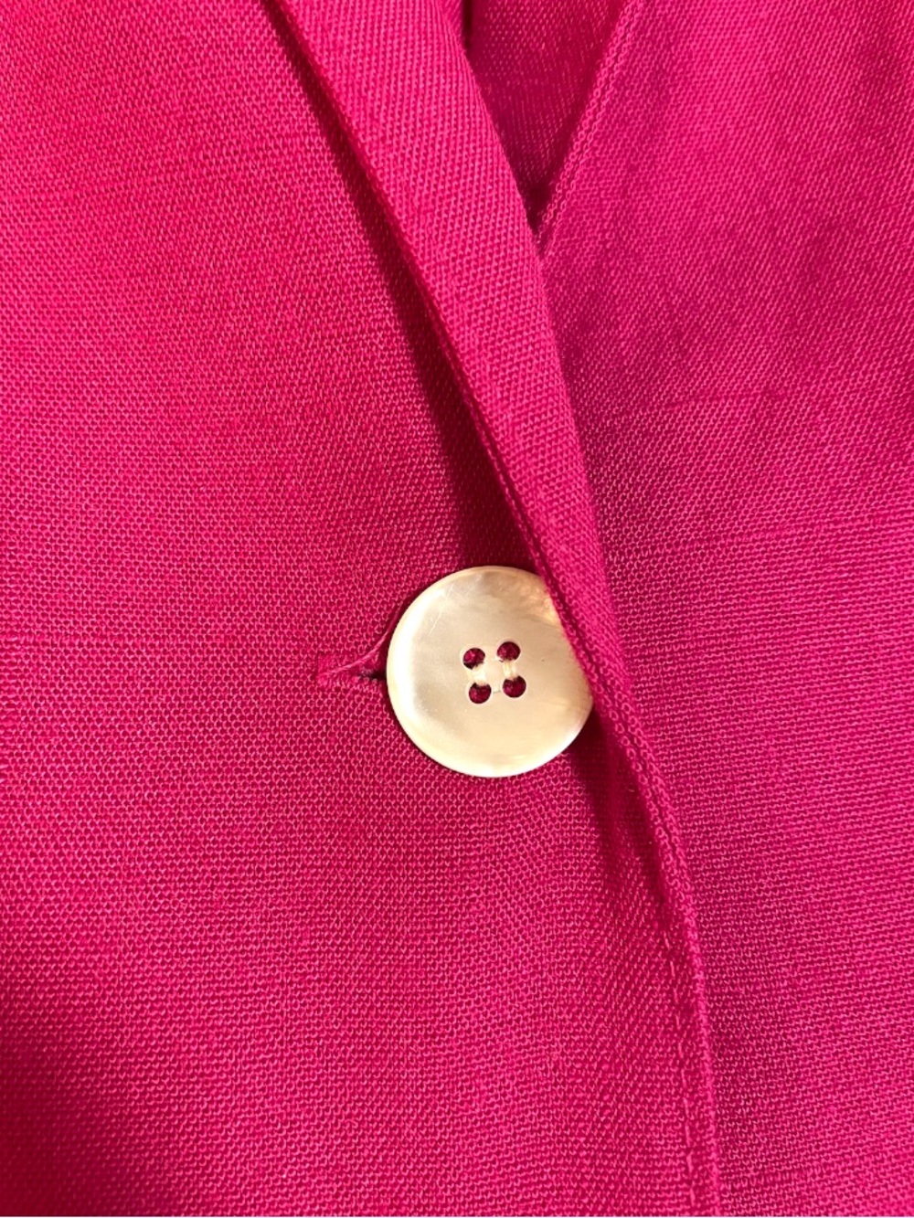 Vintage Alfred Dunner Fuchsia Pink Women 18 Blazer Jacket Shell Button EUC - Picture 4 of 8